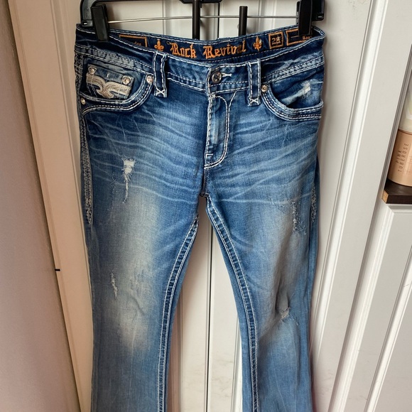 Rock Revival size 28 “Sundee” mid-rise boot cut jeans - Picture 3 of 3